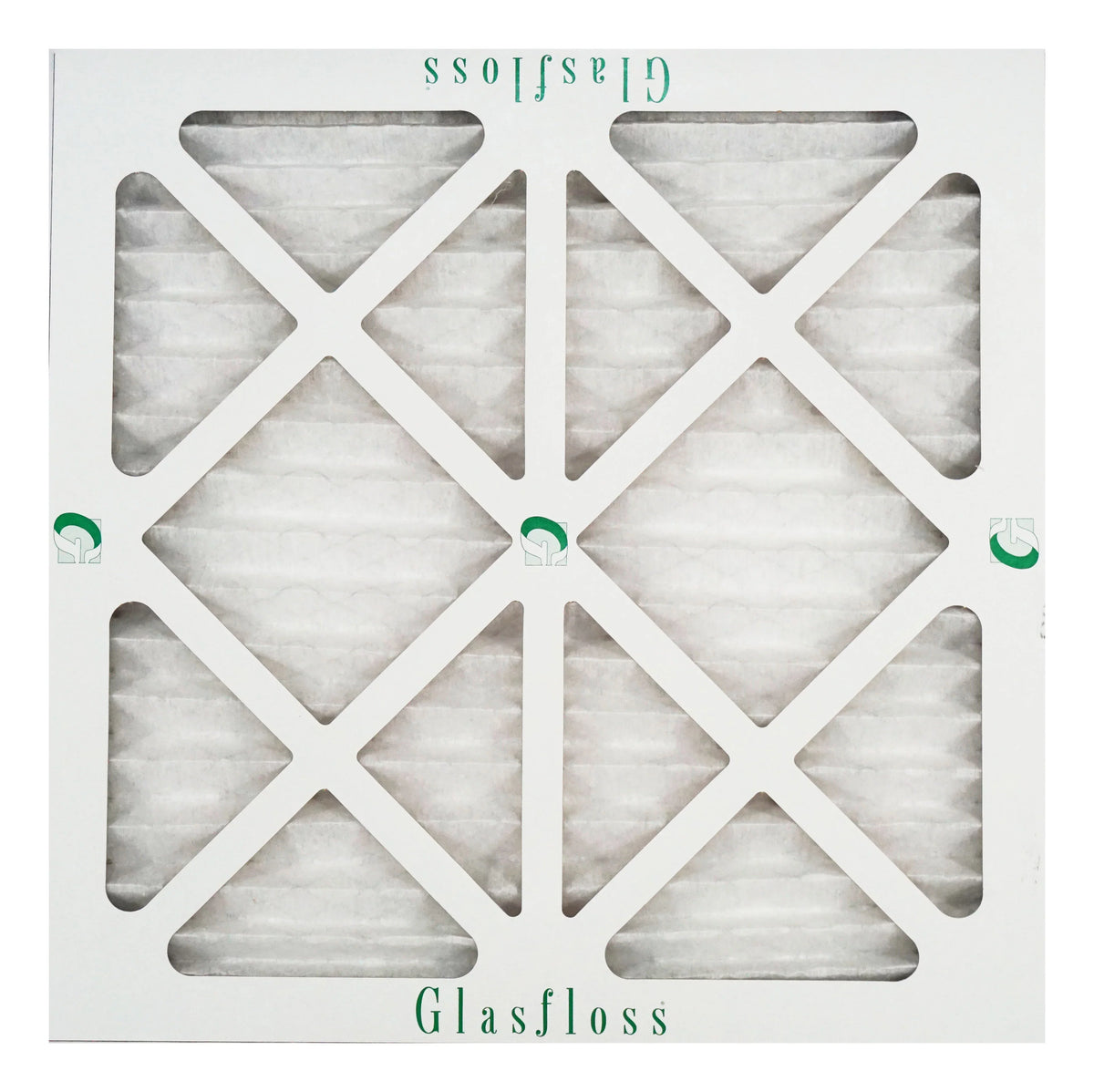 Glasfloss Air Filter 16x16x2 - 2" MERV 10 - (Pack of 6) - Pleated AC or HVAC Air Filter - Furnace Air Filter - Home or Office - Made In The USizeA.
