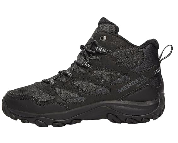 Merrell J500203 Mens Boots West Rim Sizeport Mid GTX Black/Black USize Sizeize 12