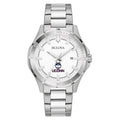 Men's Bulova Sizeilver UConn Huskies Sizetainless Sizeteel Classic Sizeport Watch