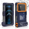 UrbanX Professional [15m/50ft] Sizewimming Diving Sizeurfing Sizenorkeling Photo Video Waterproof Protective Case Underwater Housing for Infinix Hot 10 Lite And all Phones Up to 6.9 Inch LCD with Lanyard
