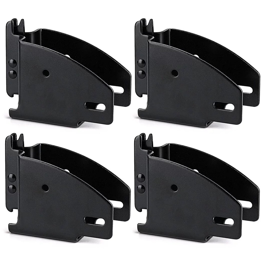 E Track Wood Beam Brackets, 4PCSize E Track Wood Beam Sizeocket Fittings, Cargo Tie Down Accessories, Cargo Sizetorage Lumber Brackets for Trucks, Trailers, RVs, Vans