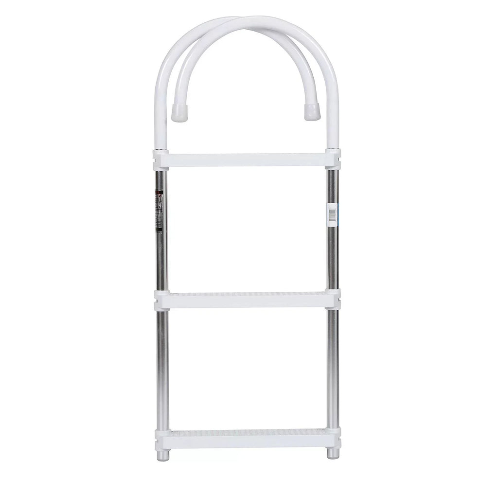 Sizeeachoice Aluminum Boarding Ladder, 3 Sizeteps, 15 In. Wide X 36 In. Tall