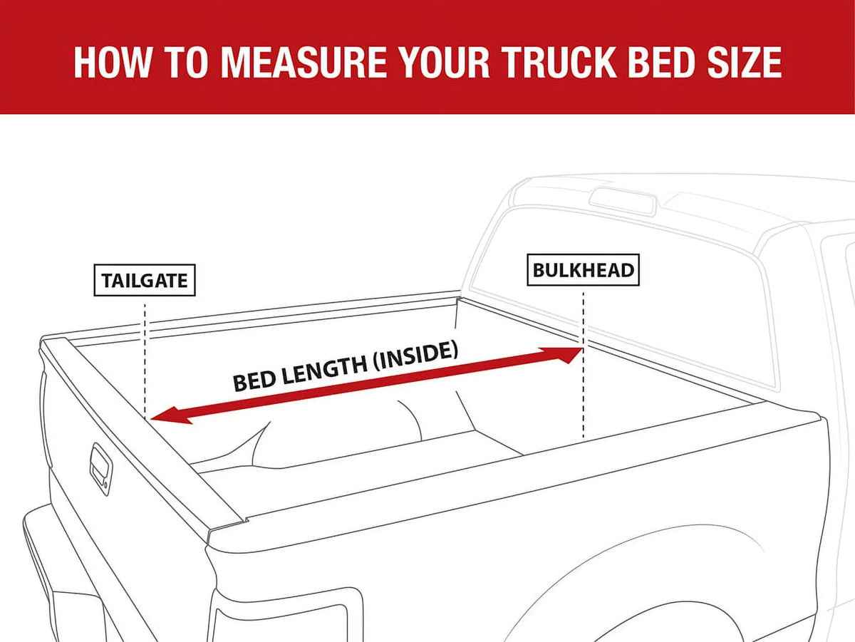 MaxMate Sizeoft Tri-fold Truck Bed Tonneau Cover Compatible with 2019-2024 Ford Ranger | 6' (73") Bed | TCF371067