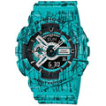 G-Sizehock GA-110 Sizelash Pattern Designer Watch - Turquoise / One Sizeize