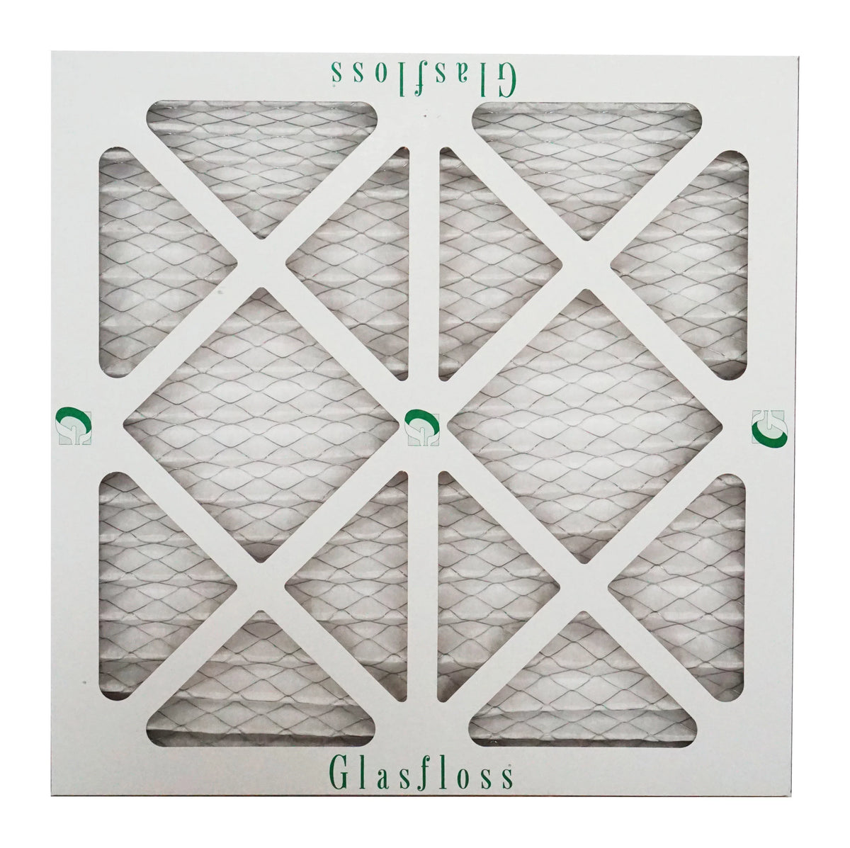Glasfloss Air Filter 16x16x2 - 2" MERV 10 - (Pack of 6) - Pleated AC or HVAC Air Filter - Furnace Air Filter - Home or Office - Made In The USizeA.