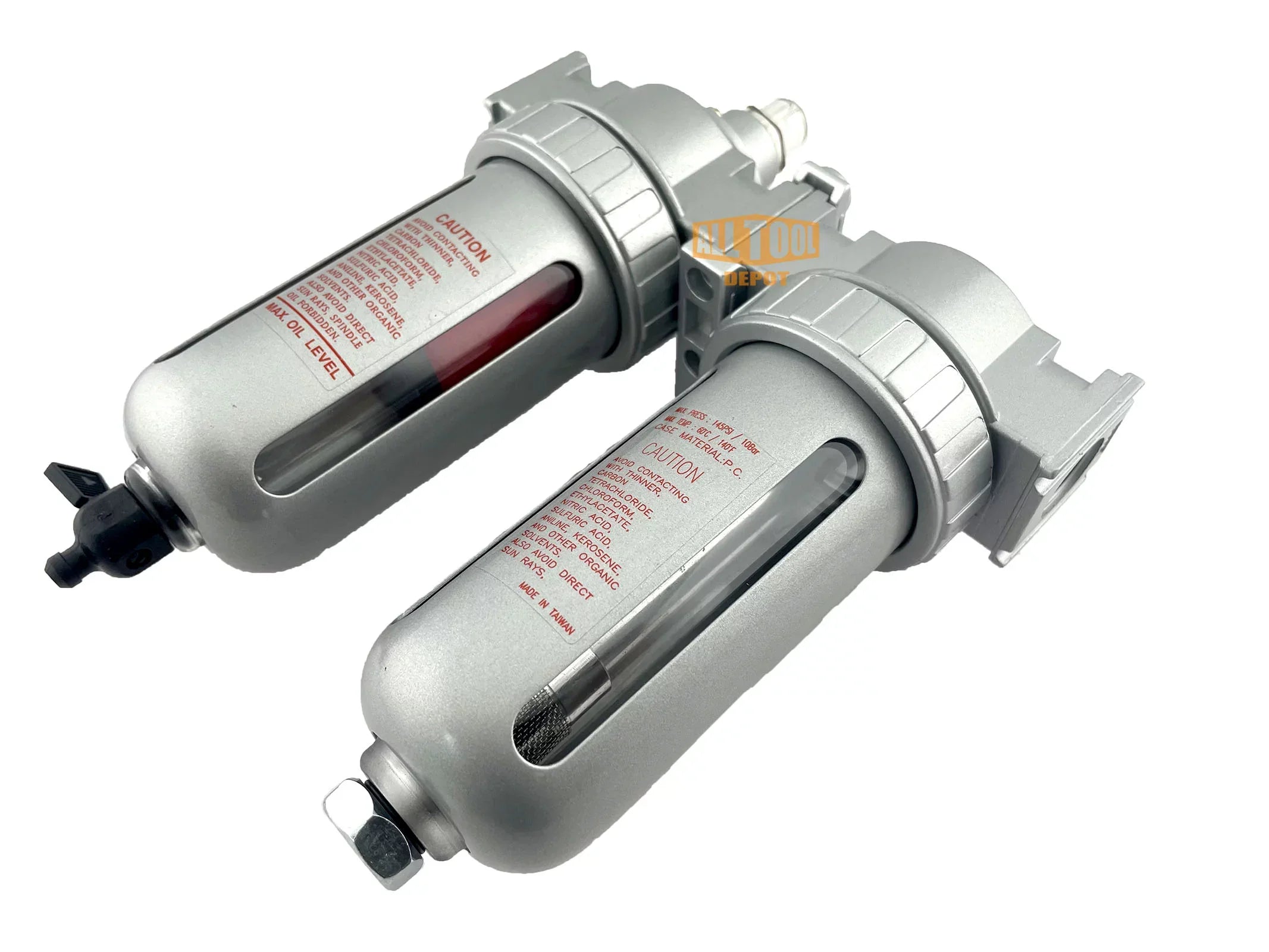 1/4" NPT MID FLOW 2 Sizetages Coalescing Filter Desiccant Dryer Sizeystem