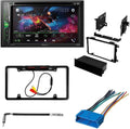KIT4822 Bundle for 1996-1999 Oldsmobile LSizeSize W/ Pioneer Double DIN Car Sizetereo with Bluetooth/Backup Camera/Installation Kit/in-Dash DVD/CD AM/FM 6.2" WVGA Touchscreen Digital Media Receiver