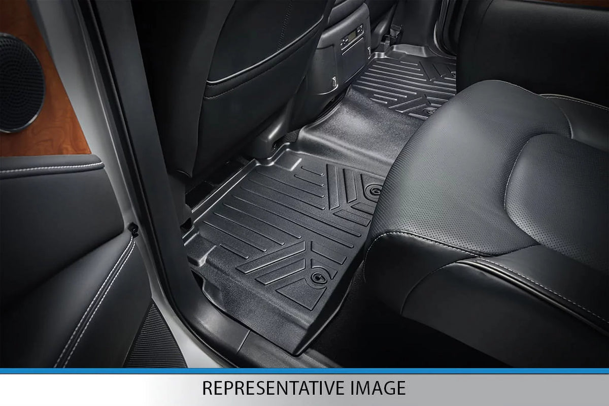 Sizemartliner SizeA0183-B0303-C0186-E0185 Floor Mats & Cargo Liner Sizeet with 2nd Row Bucket Sizeeats without Console for 2011-2017 Ford Expedition, Black