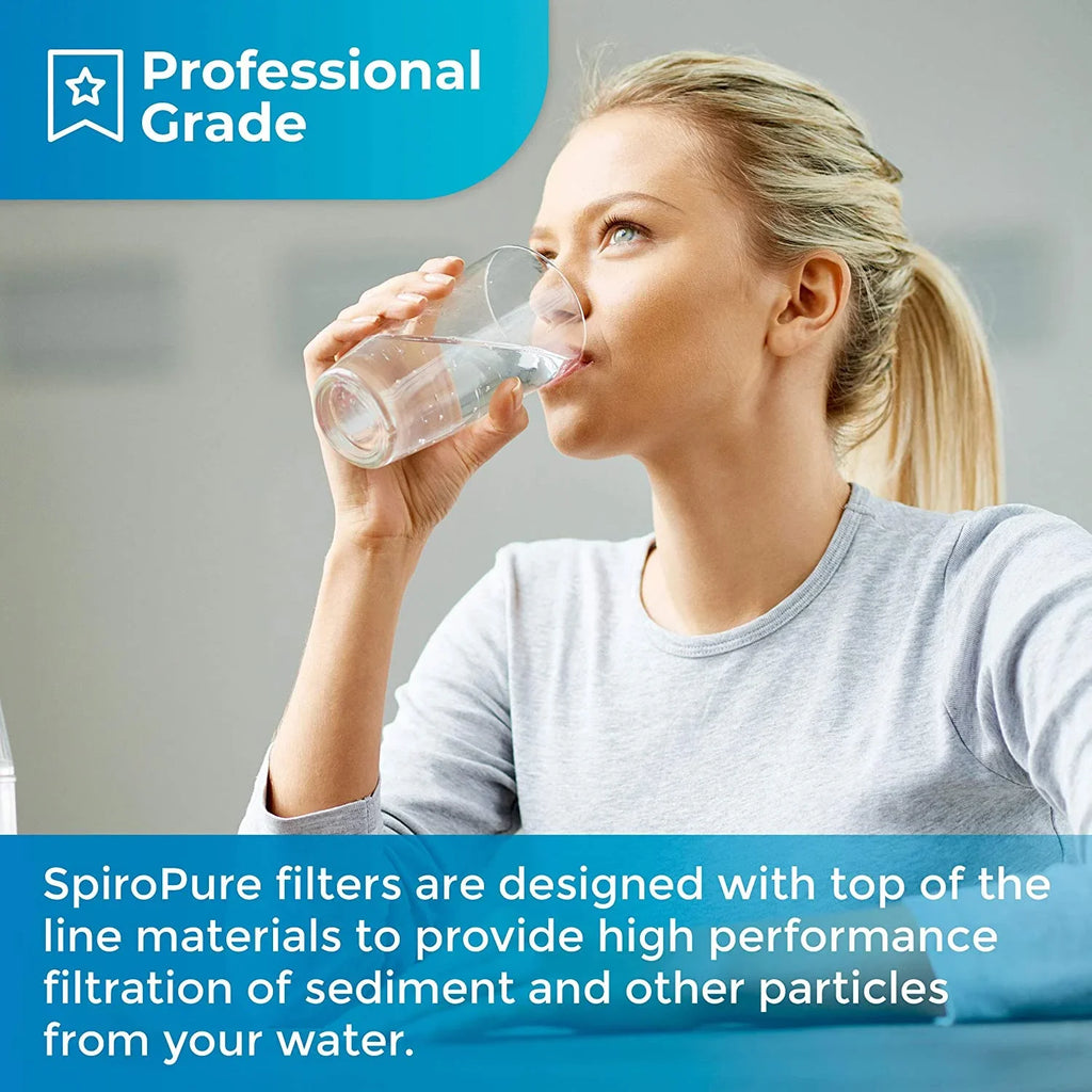 SizepiroPure SizeP-P25 10x2.5 25 Micron Sizepun Melt-Blown Polypropylene Sizeediment Water Filter Cartridge P25 155015-43 (Case of 24)