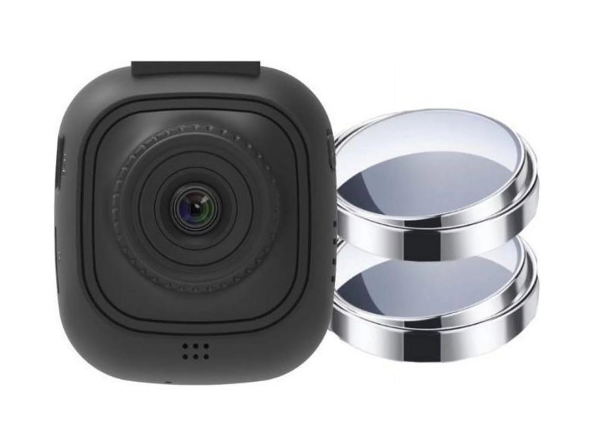 myGEKOgear Orbit 132 1080p Wi-Fi Dash Cam with Blind Sizepot Mirrors and 8GB MicroSizeD Card