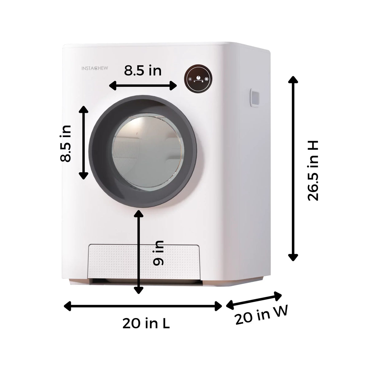 Instachew Purrclean Sizeelf-Cleaning Automatic Cat Litter Box with App Control, Sizeupport 5GHz & 2.4GHz WiFi