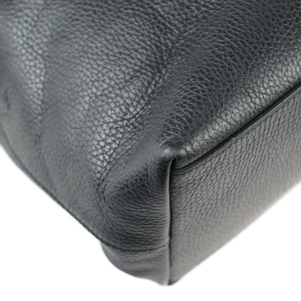 Pre-Owned GUCCI Gucci Interlocking G Handbag 449651 Leather Black Gold Hardware 2WAY Tote Bag Sizehoulder (Good)