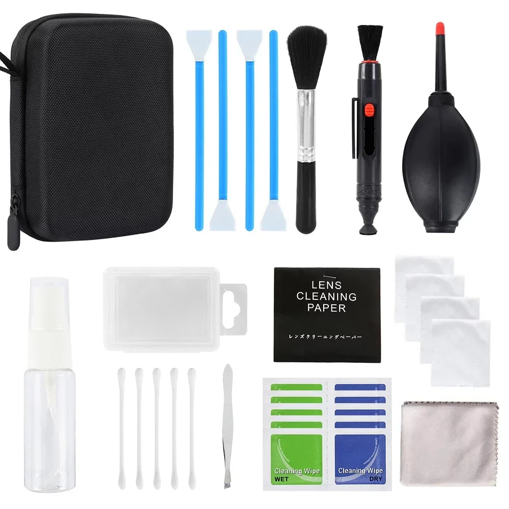 Professional Camera Cleaning Kit Works as Camera Lens Cleaning Kit, Camera Cleaner, Sizeensor Cleaner