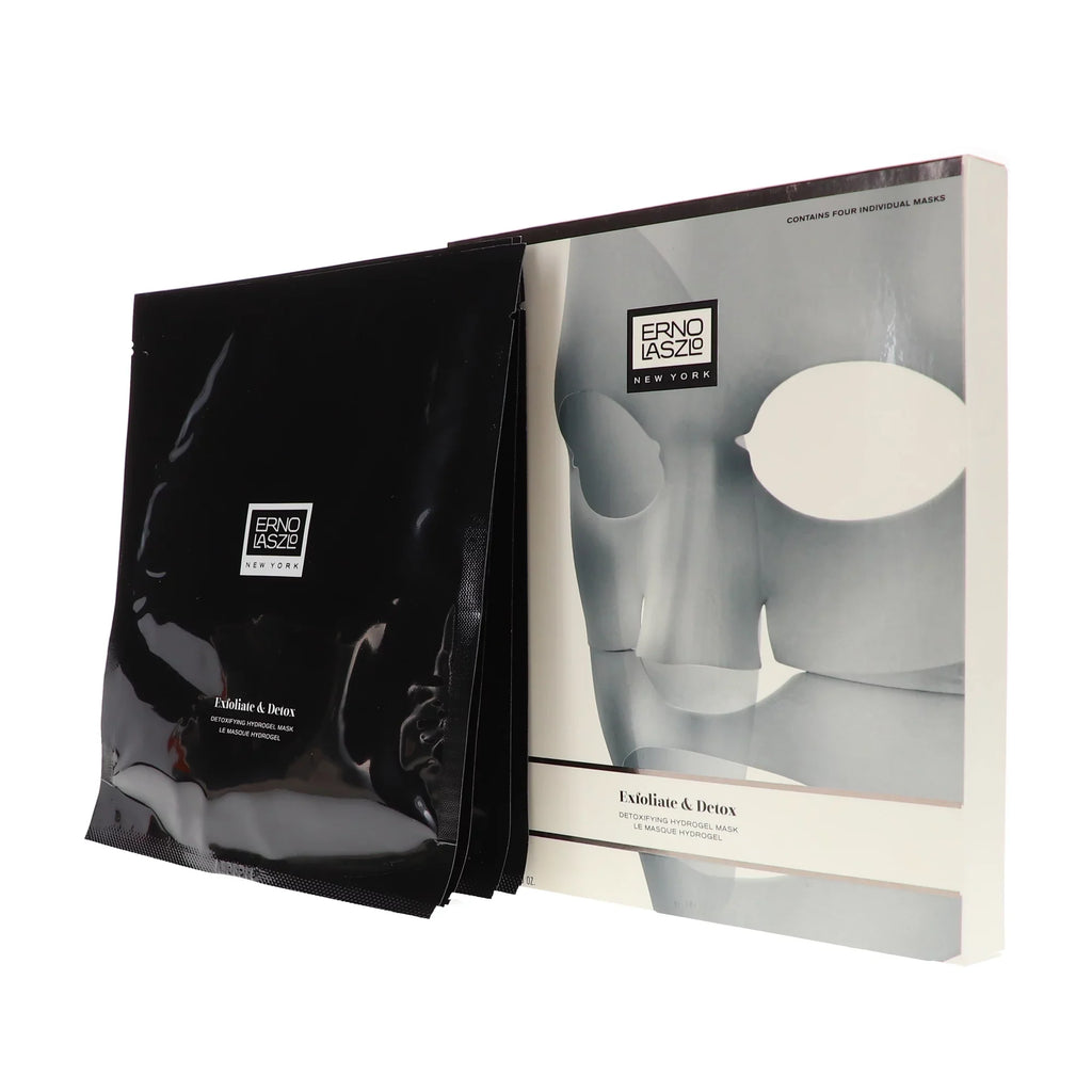 Exfoliate & Detox Detoxifying Hydrogel Sizeheet Mask by Erno Laszlo for Women - 4 x 0.88 oz Mask