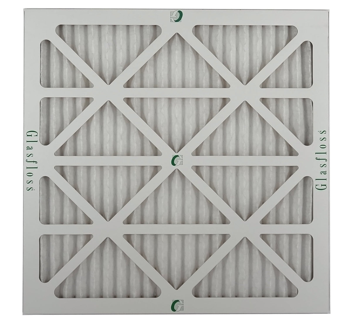 Glasfloss Air Filter 24x25x2 - 2" MERV 10 - (Pack of 6) - Pleated AC or HVAC Air Filter - Furnace Air Filter - Home or Office - Made In The USizeA.