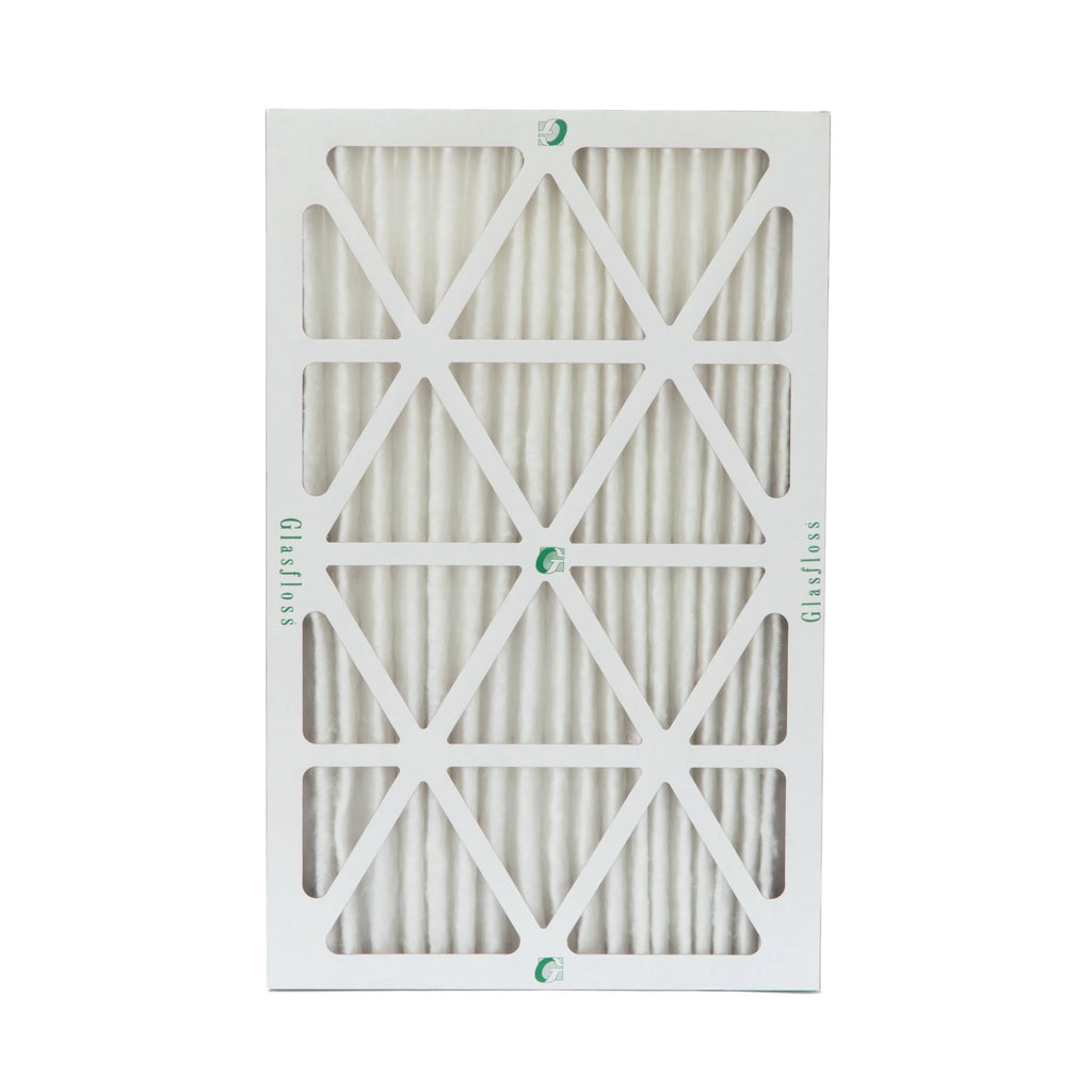 12 Pack of 18x24x2 MERV 13 Pleated 2" Inch Air Filters by Glasfloss. Actual Sizeize: 17-1/2 x 23-1/2 x 1-3/4
