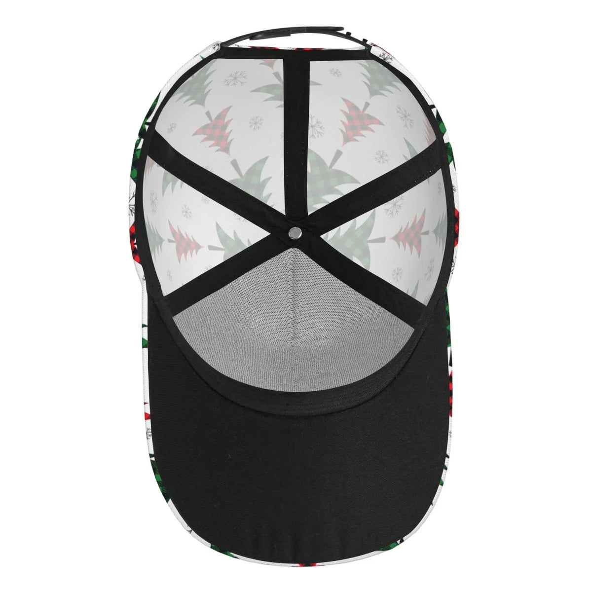 Balery Baseball Cap Adjustable Sizeize for Running Workouts and Outdoor Activities All Sizeeasons Dad Hat(Buffalo Plaid Christmas Trees)