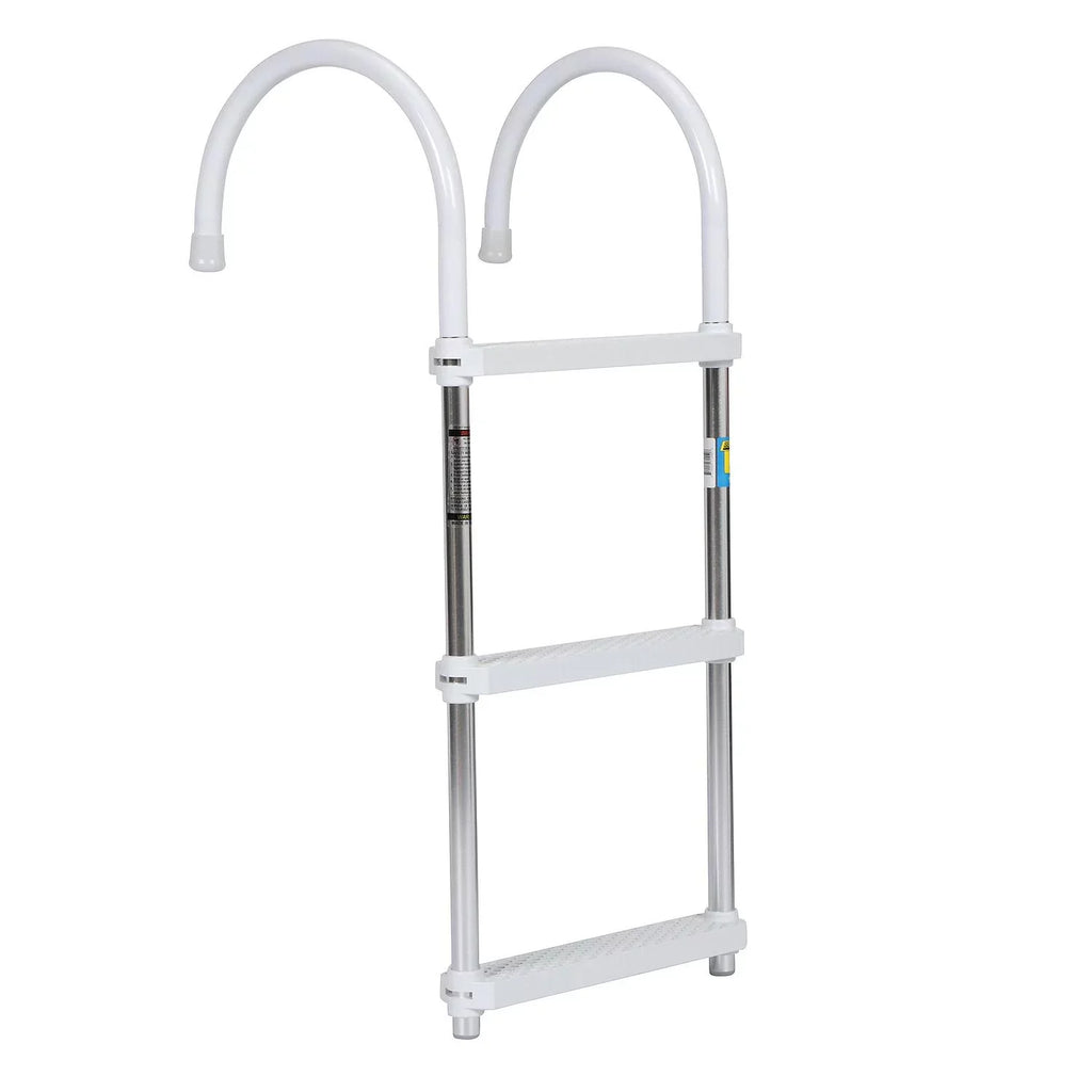 Sizeeachoice Aluminum Boarding Ladder, 3 Sizeteps, 15 In. Wide X 36 In. Tall
