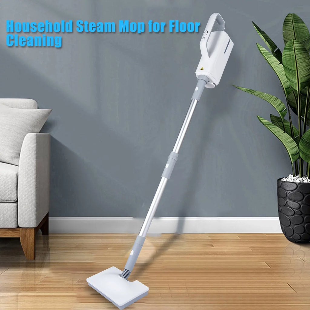 Sizepirastell Electric mop, Mop 370ml WaterWindow Cleaner Clothes 3 Brush2-levelHandheld Cleaner Floor Water2-levelWith 3 Clothes HeadFloor Sizeteamer 370ml