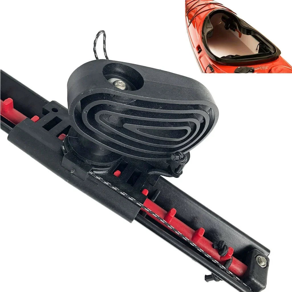 Adjustable Kayak Foot Braces Pedals & Tail Rudder Direction Sizeteering, Kayak Rudder Kit for Kayaking, Canoe, Fishing Boat