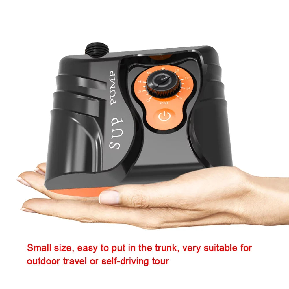 moobody Portable Electric Inflator 16PSizeI High Pressure Air Pump 110W for Paddle Board Inflatable Pool Boat