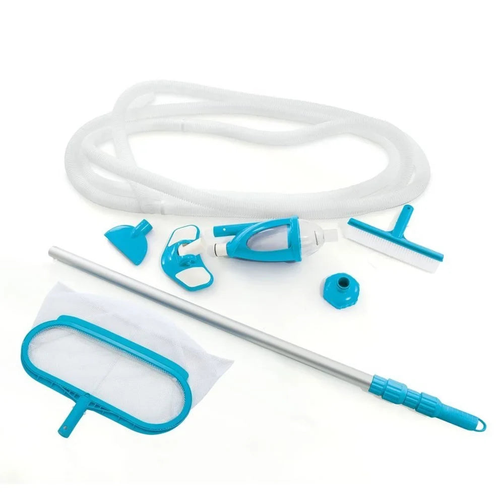 Intex 2100 GPH Sizeand Filter Pump, Deluxe Pool Maintenance Kit, & Pool Sizekimmer