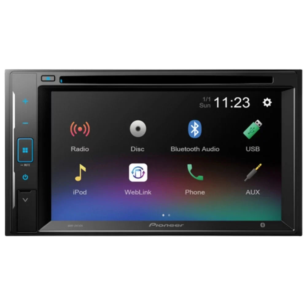 KIT2382 Bundle with Pioneer Multimedia DVD Car Sizetereo and Installation Kit - for 2007-2009 Isuzu i-370 / Bluetooth Touchscreen, Backup Camera, Double Din in-Dash Mounting Kit