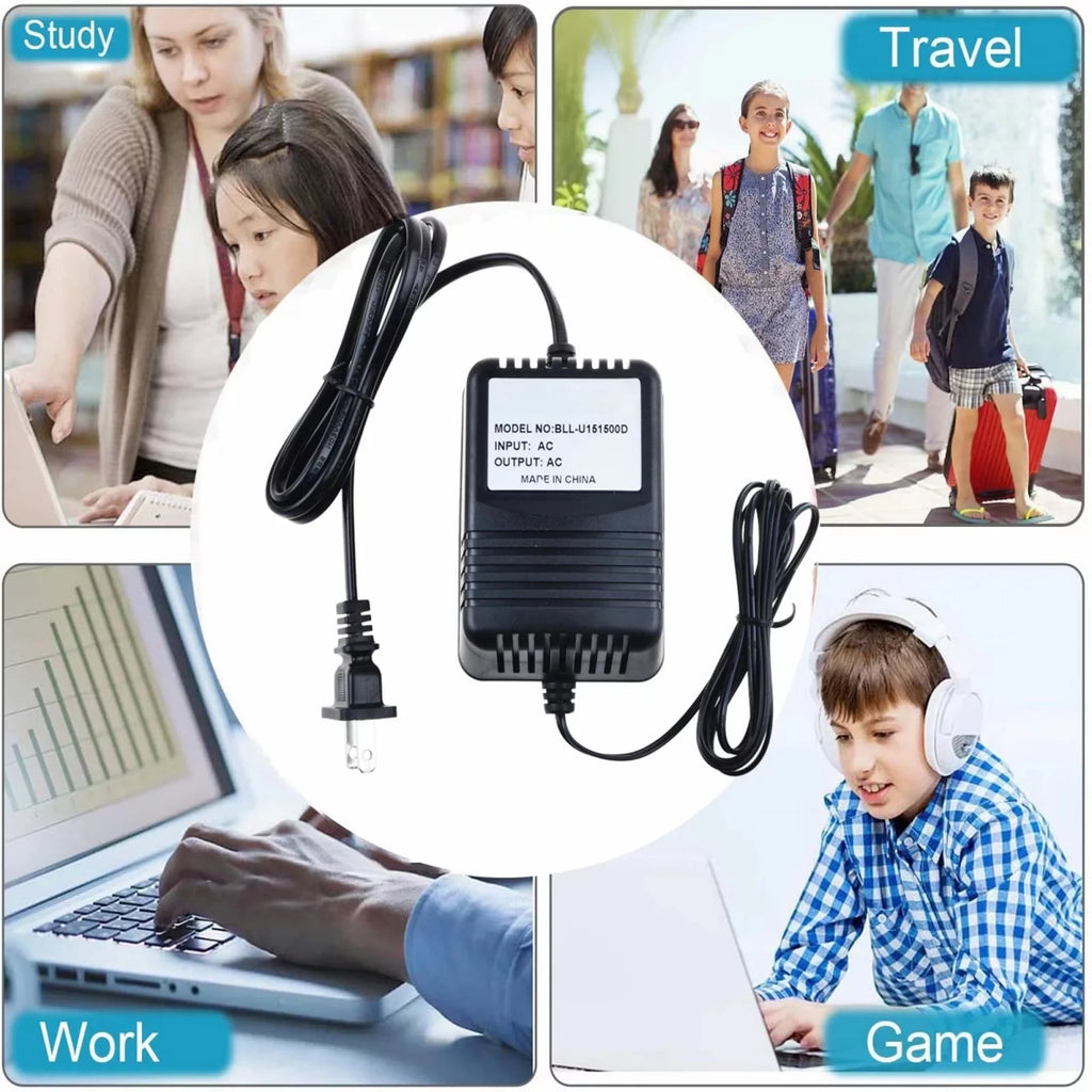 KONKIN BOO Compatible AC/AC Adapter Replacement for Icon Neo Phantom NeoPhantom 2 Mic input Preamp;Icon NeoAmp 4-Channel Headphone Amplifier;Icon Neo PreAmp NeoPreAmp instrument microphone pre-amp