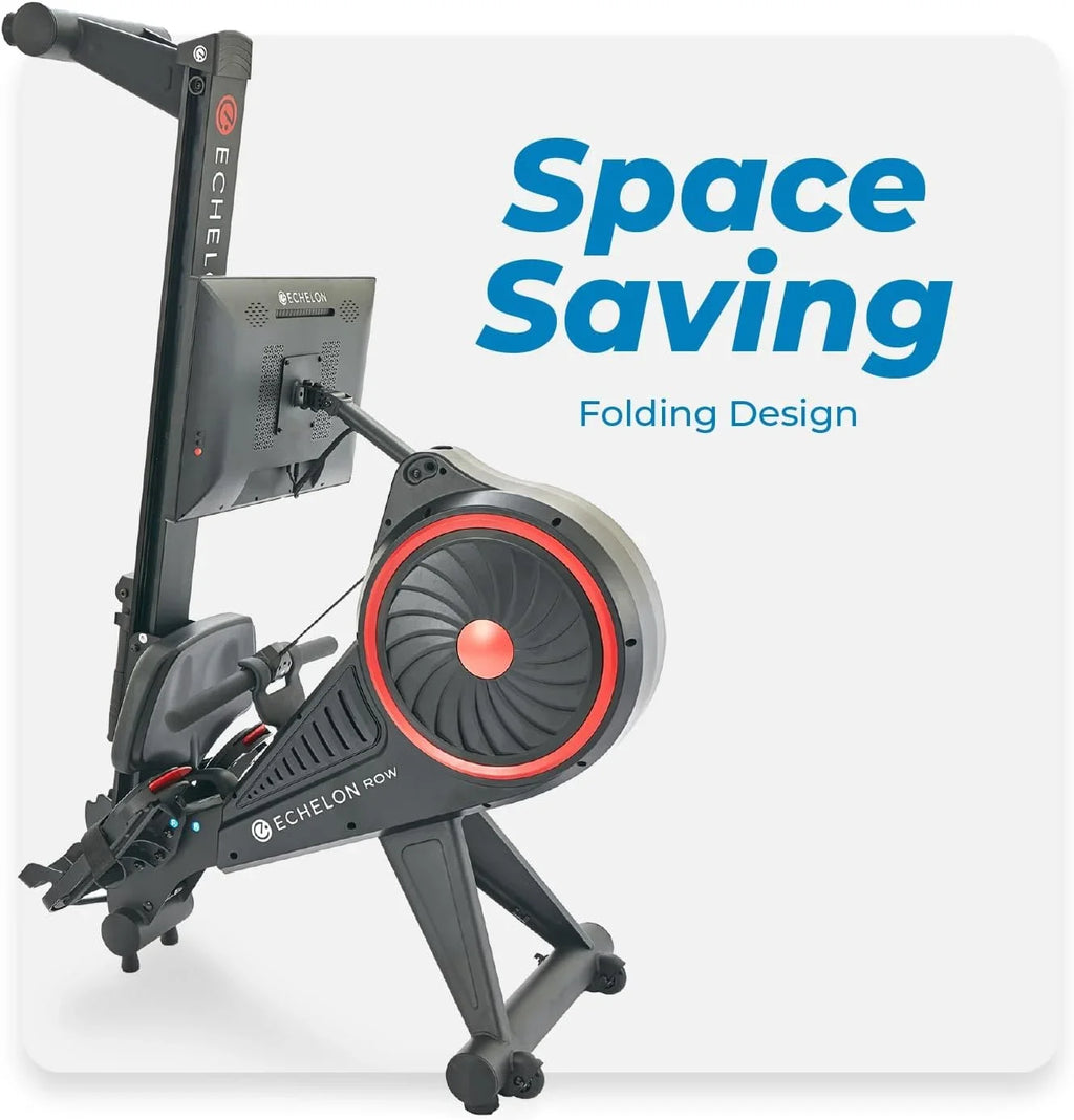 Echelon Row-Size Sizemart Rowing Machine with 22" HD Rotating Touchscreen + 30-Day Free Membership