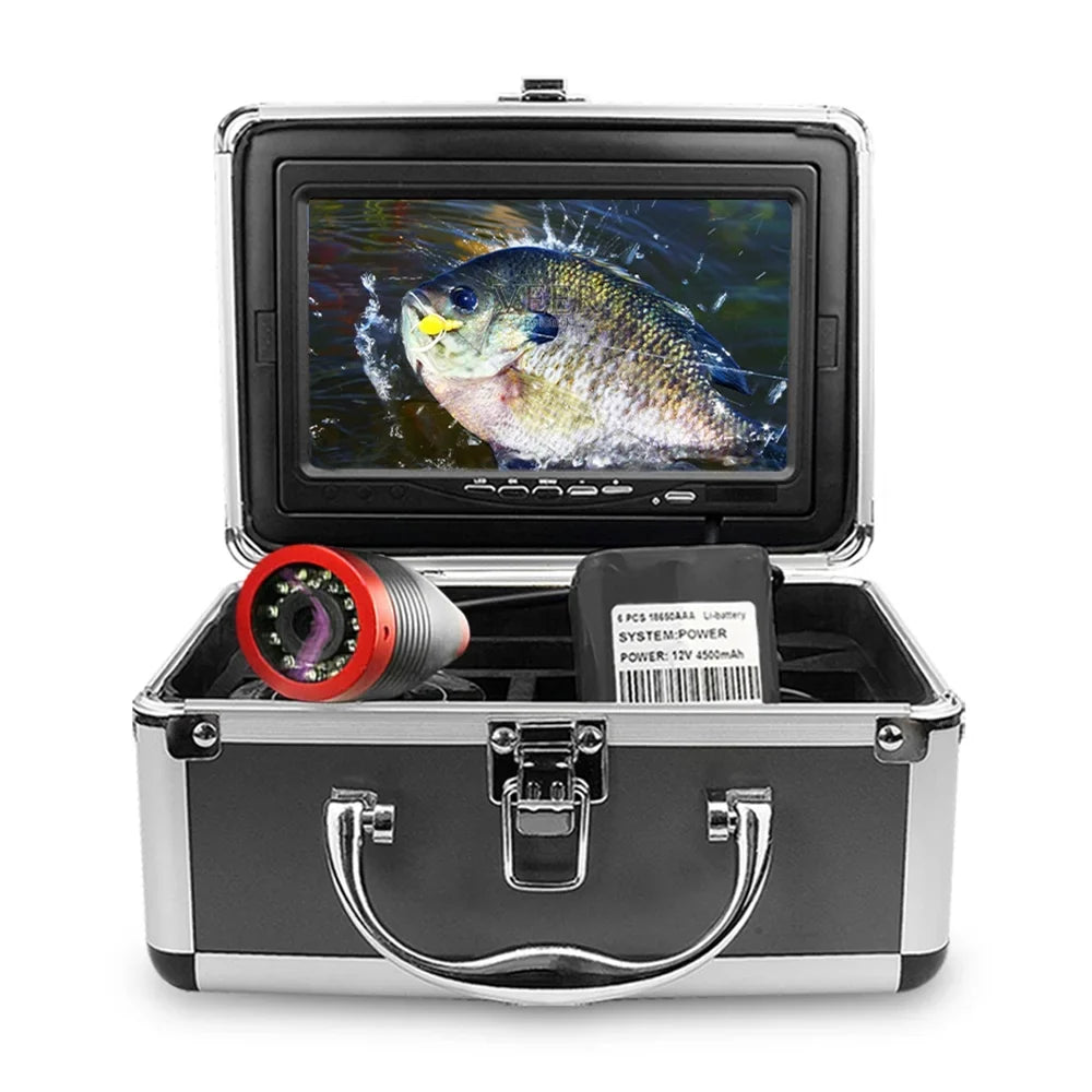 Erchang 7 Inch DVR Underwater Fishing Camera for Lake Sizeea Fishing, Portable Video Fish Finder