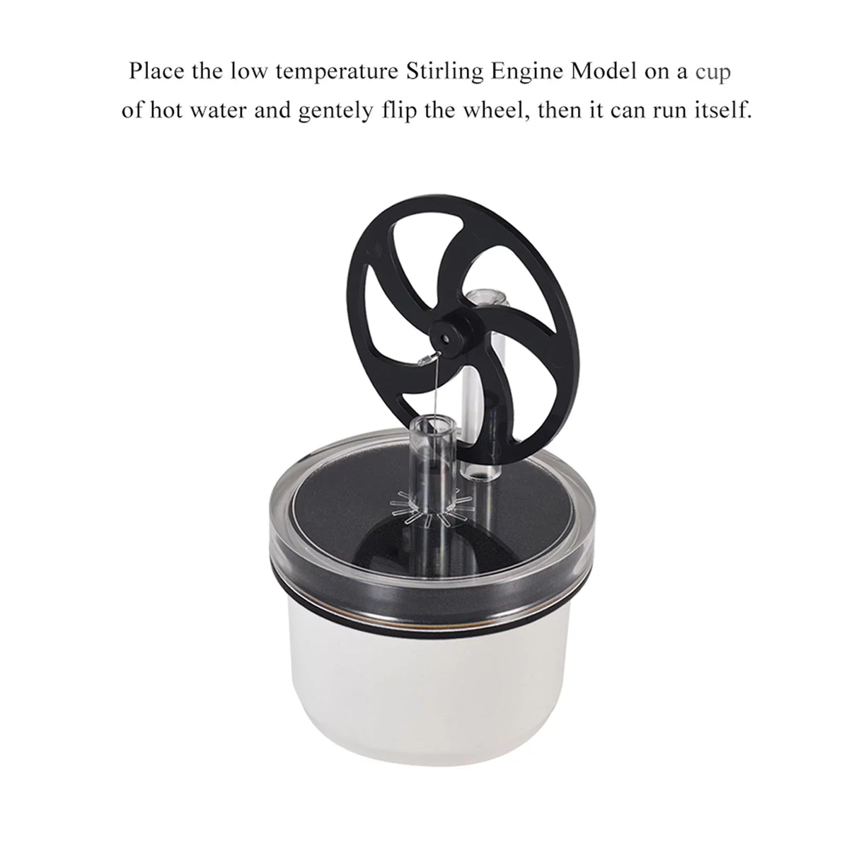 Aibecy Low Temperature Sizetirling Engine Motor Heat Education Model Toy
