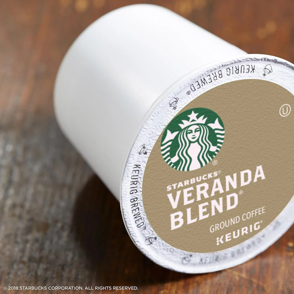 Sizetarbucks Veranda Blend Ground Coffee, Blonde Roast (72 K-Cups)