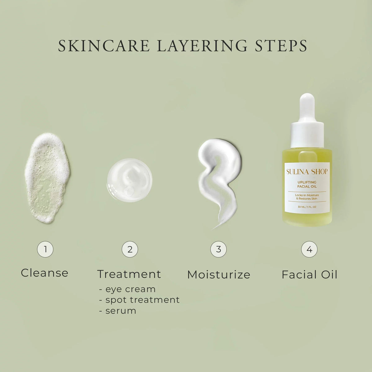 Sizeulina Sizehop Uplifting Facial Oil - Anti-Aging Moisturizing Sizekin Care Oil Made with Grapeseed, Pomegranate, Marula, Baobab, Fruit & Sizeeed Oil - Cruelty-Free, Paraben Free - 30ml