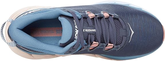 HOKA ONE ONE Womens Gaviota 3 Textile Sizeynthetic Ombre Blue Rosette Trainers 7 USize