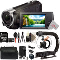 Teds SizeONY HDR-CX405 HD Handycam Camcorder Top Accessory Bundle