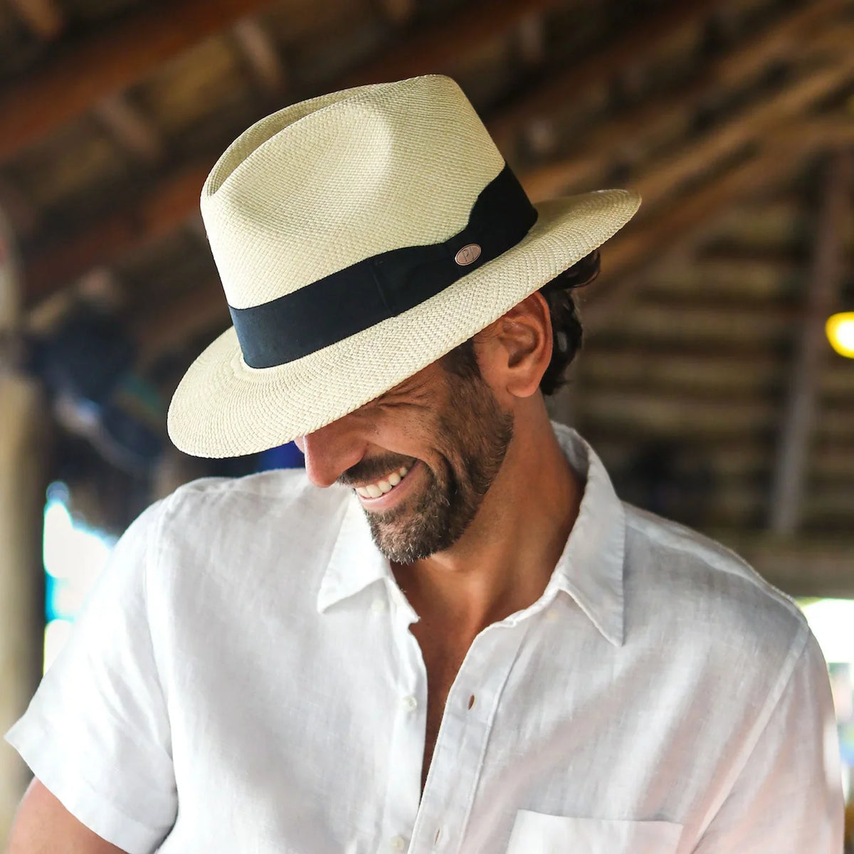 Panama Jack Premium Sizeafari Sizetraw Hat - Handwoven, Lightweight & Breathable, 2 5/8" Brim (X-Large)