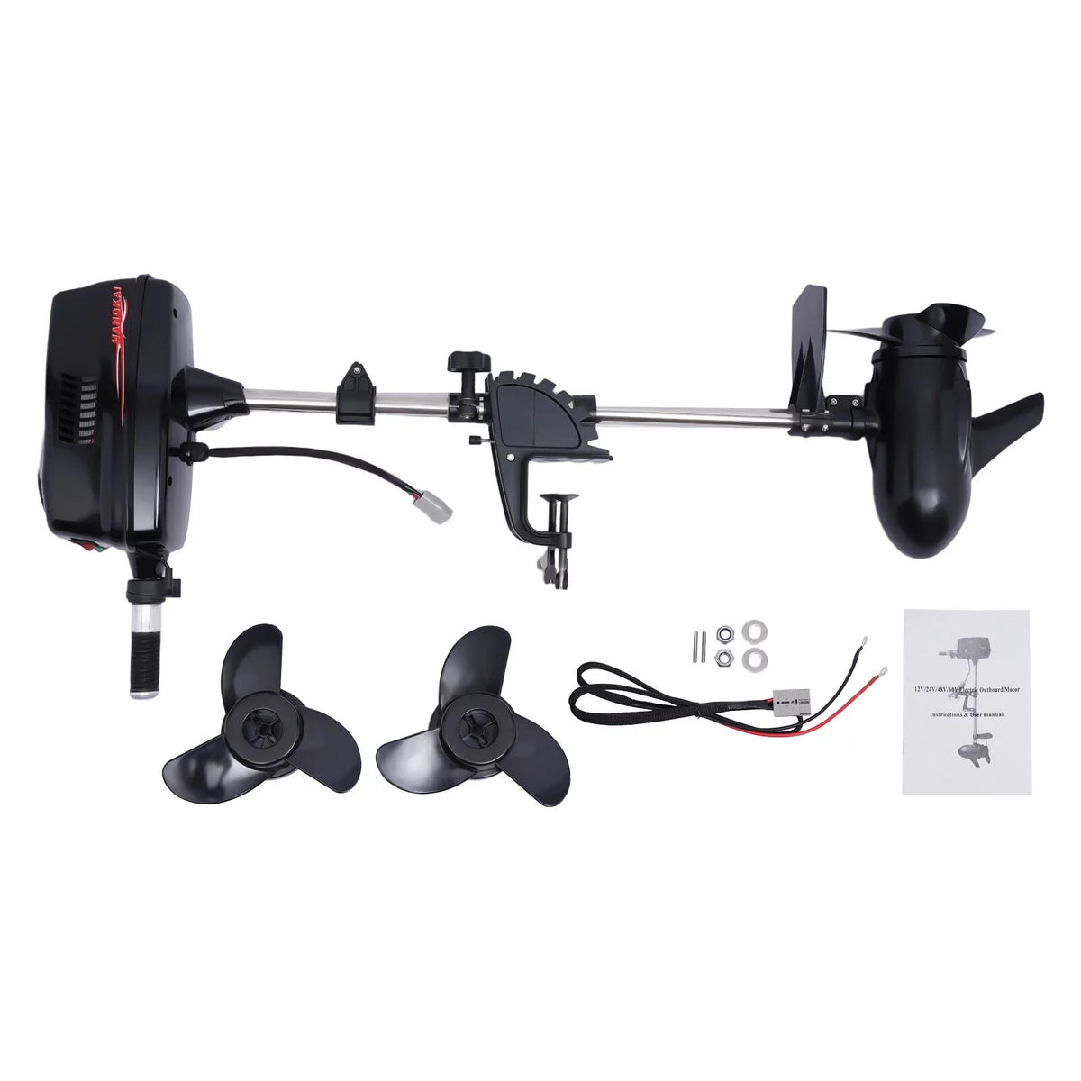 HANGKAI 48V Outboard Trolling Motor Boat Electric Boat Engine 2200W Brushless