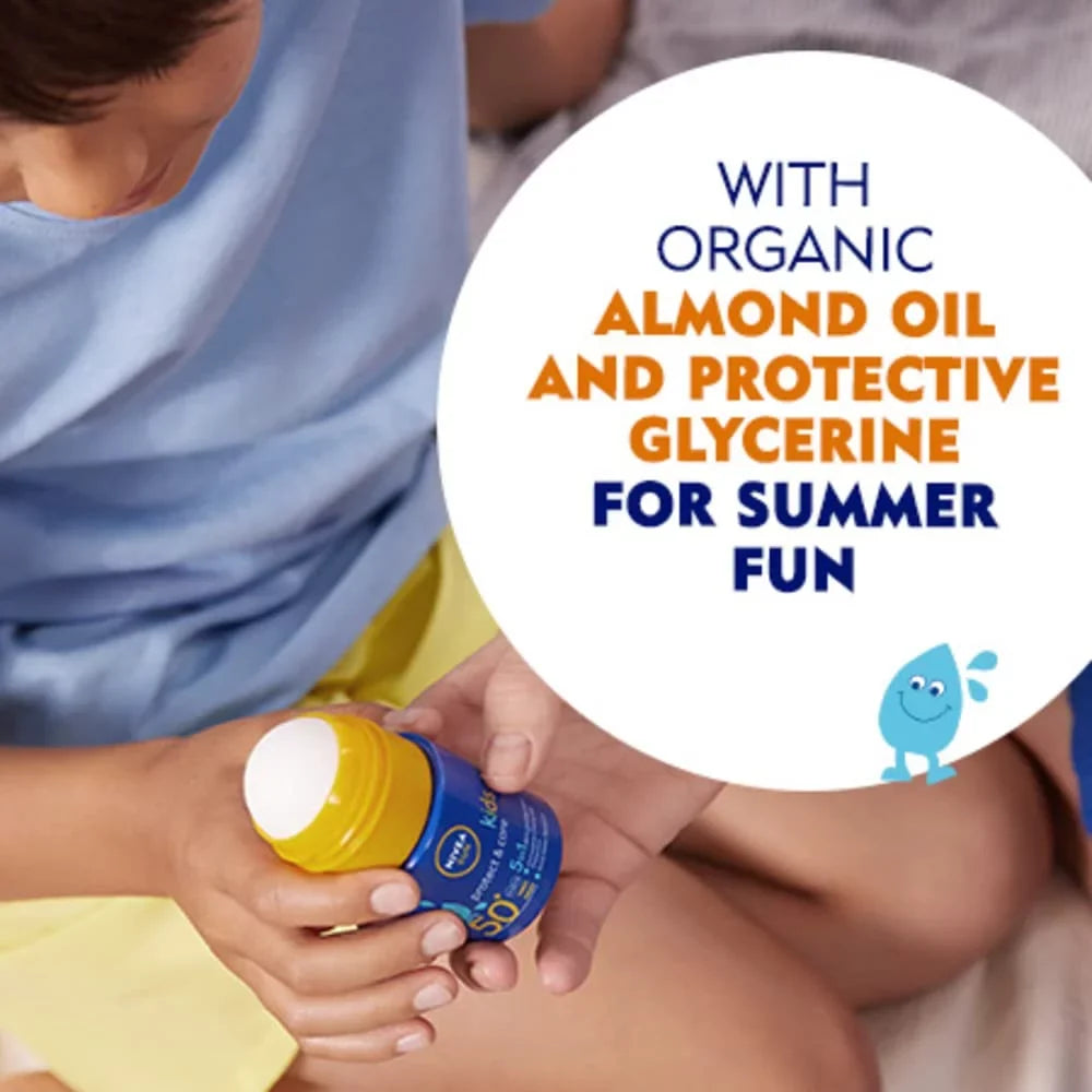 Nivea Sizeun Kids Caring Roll-On With High Sizepf50 50 Ml By Nivea