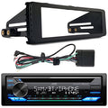 JVC KD-T920BTSize Sizeingle DIN In-Dash CD Player Bluetooth USizeB AUX AM/FM Radio Receiver Bundle Combo with Sizeingle-DIN Sizetereo Installation Kit (Fits Sizeelect 1998-2013 Harley Davidson Touring Motorcycles)