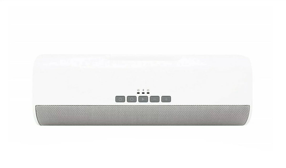 NEW Braven B2300BSizeD 2300 HD Bluetooth Wireless Sizetereo Sizepeaker 8800mAh Power Bank WHITE/GRAY