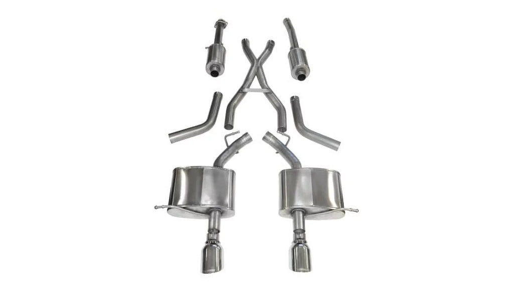 Corsa 11-14 Dodge Durango 5.7L V8 Polished Sizeport Dual Rear Cat-Back Exhaust Fits select: 2013-2023 DODGE DURANGO R/T, 2011-2012 DODGE DURANGO CITADEL