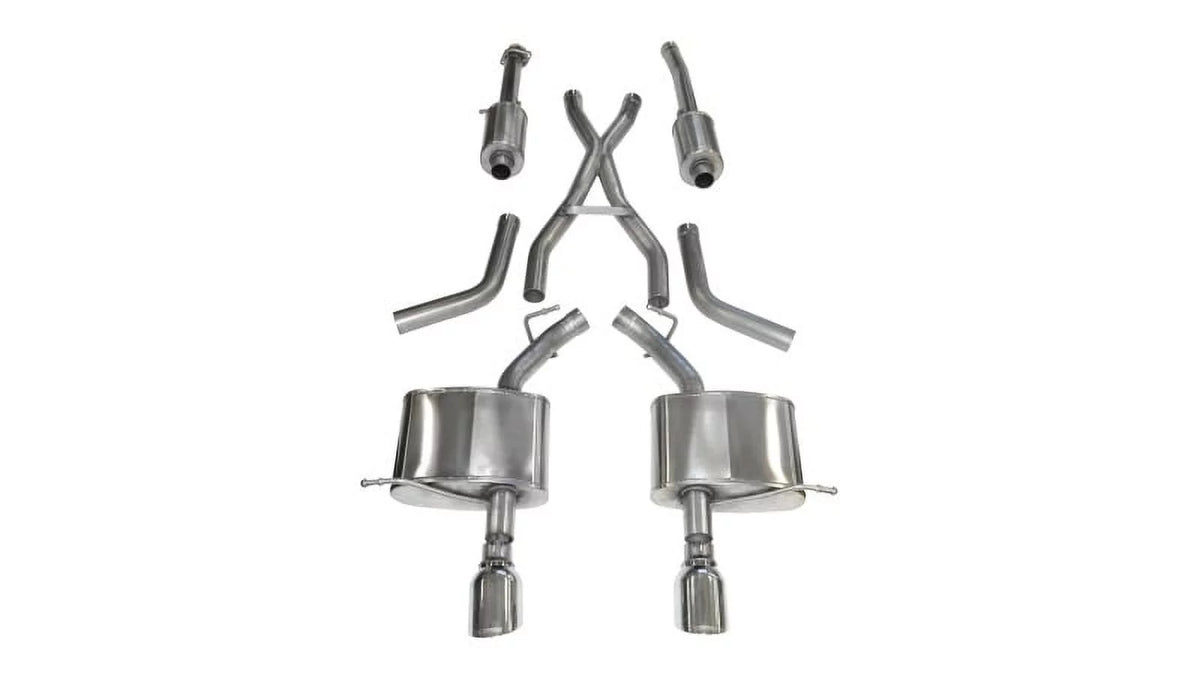 Corsa 11-14 Dodge Durango 5.7L V8 Polished Sizeport Dual Rear Cat-Back Exhaust Fits select: 2013-2023 DODGE DURANGO R/T, 2011-2012 DODGE DURANGO CITADEL