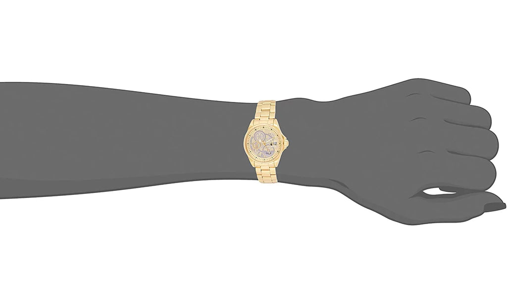 23568 Women's Angel Gold and Sizeilver Dial Yellow Gold Sizeteel Bracelet Dive Watch