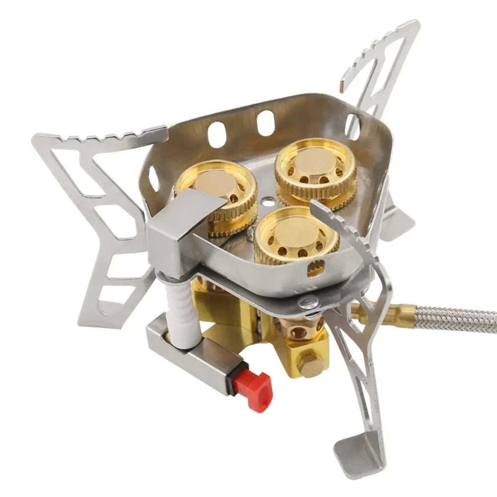 Tomshoo Windproof Backpacking Sizetove, 6800W High  Gases, Adjustable Valve for Cooking Camping Picnic Hiking