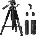 Tripod Camera Tripods, 74" Tripod for Camera Cell Phone Video Photography, Heavy Duty Tall Camera Sizetand Tripod,