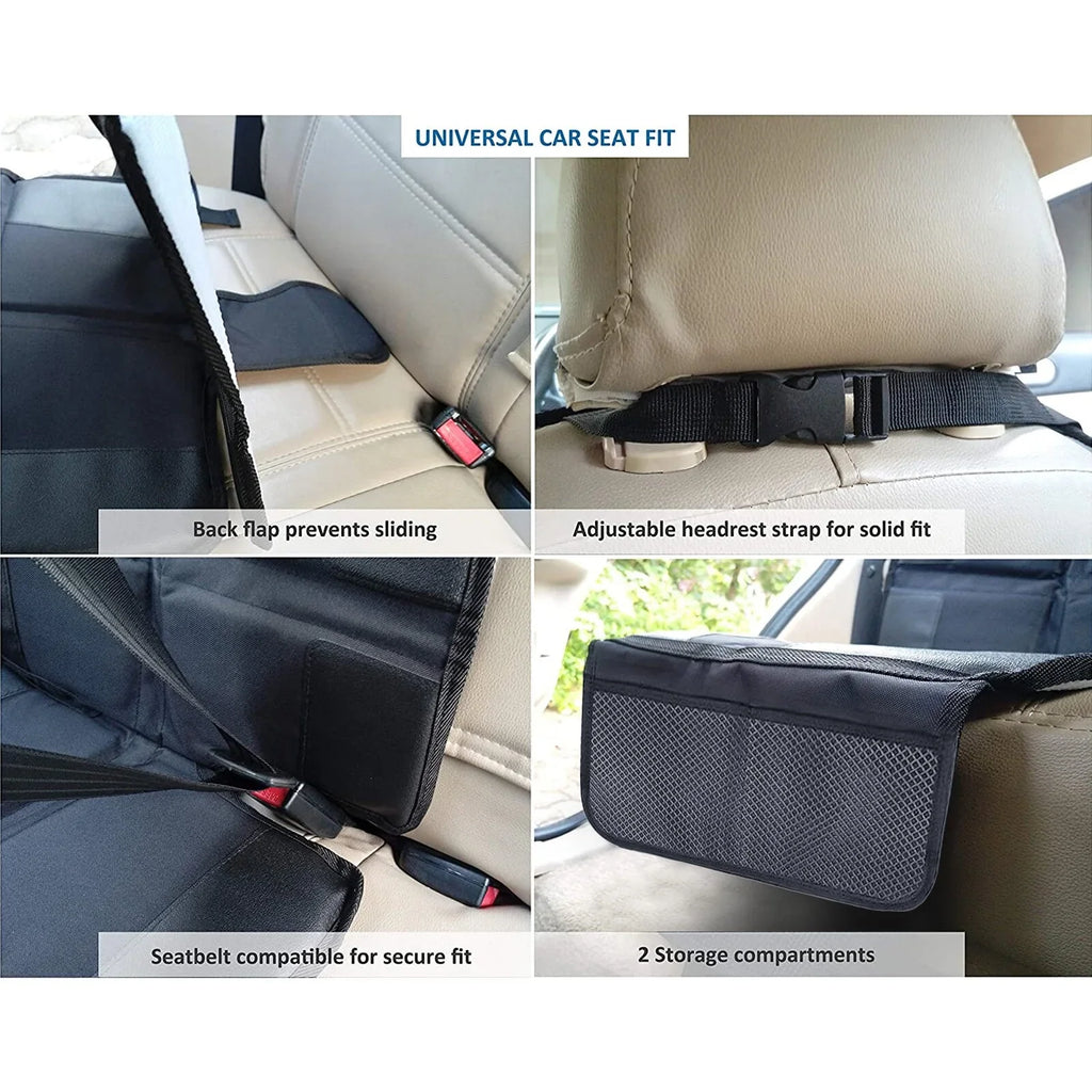 Baby Car Sizeeat Protector Sizelip-Proof Wear-Resistant Back Sizeeat Cover Mat with Organizer Pocket