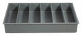 Durham Mfg DrwInsrt,Gry,6Cmptmnt,PlyPrp,Fit12"Box 124-95-06-VERT-IND 124-95-06/VERT-IND ZO-G6211311