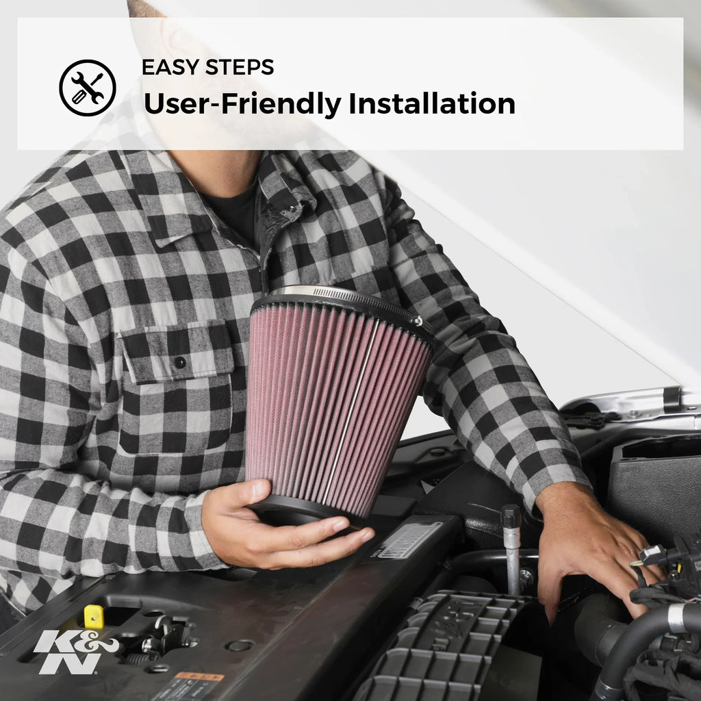 K&N Engine Air Filter: High Performance, Premium, Washable, Replacement Filter: Industrial Round Air Filter, E-4961