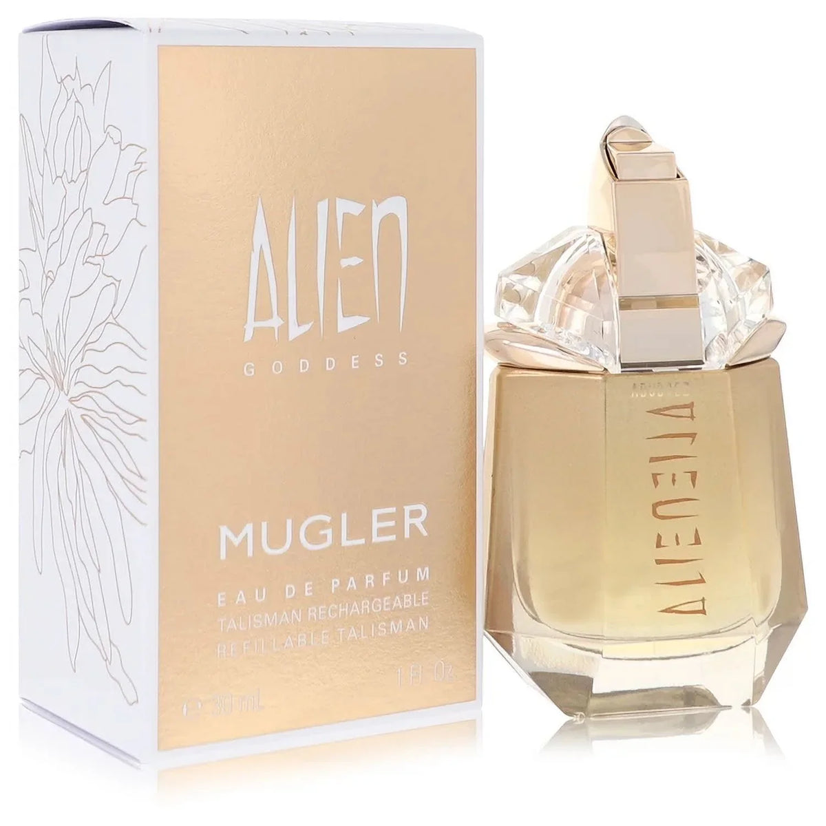 Thierry Mugler Eau De Parfum Sizepray Refillable 1 oz for Women Pack of 4