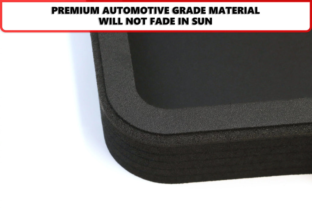 Red Hound Auto Cargo Rear Trunk Mat Liner Tray Custom Direct Fit Floor Hatch Black Pillow Compatible with Ford Edge 2015-2018 Anti-Rattle Waterproof Protector